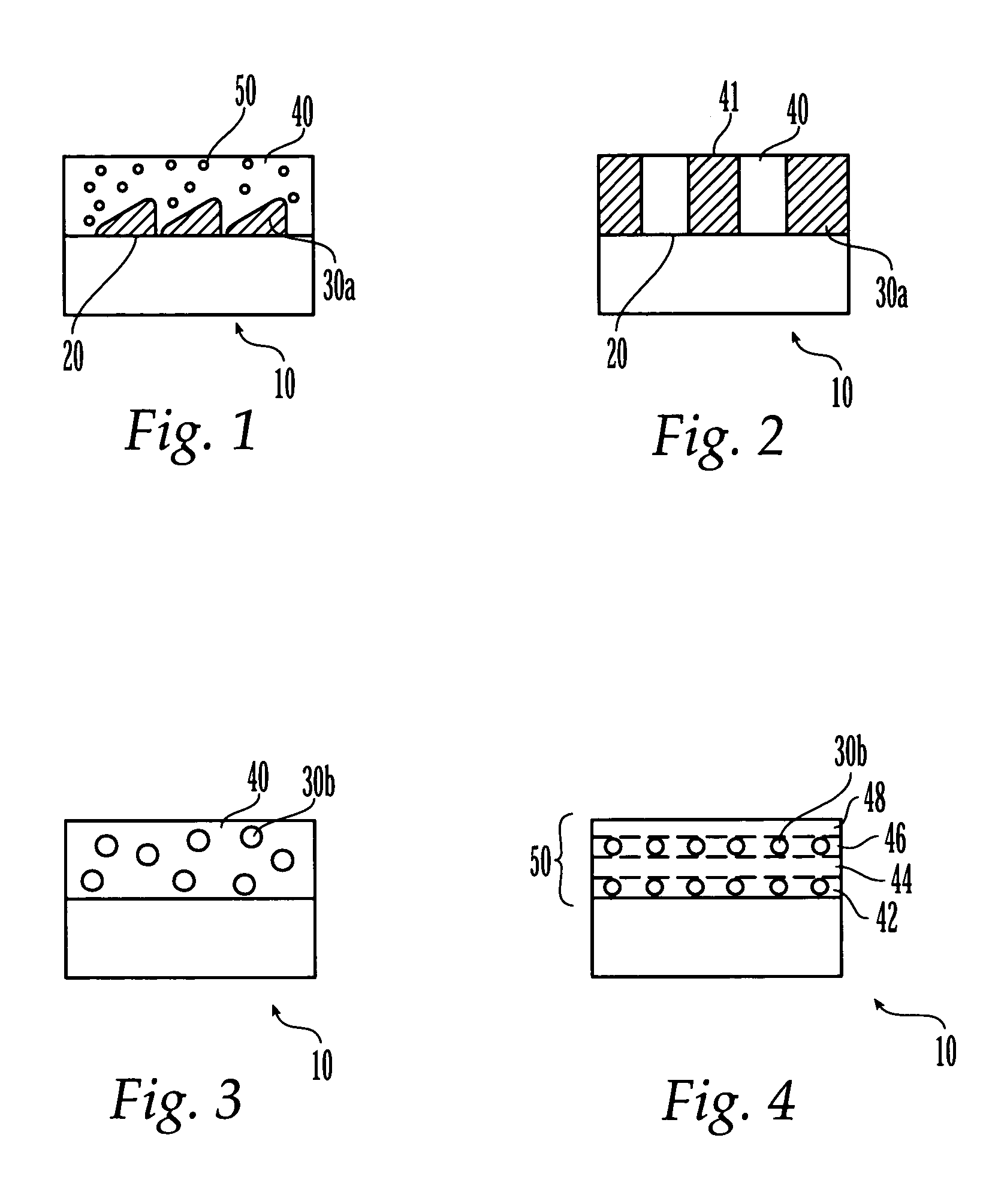 Medical device having a coating layer with structural elements therein and method of making the same