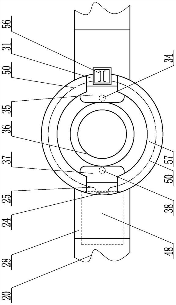 A laparoscopic puncture hole hemostatic device