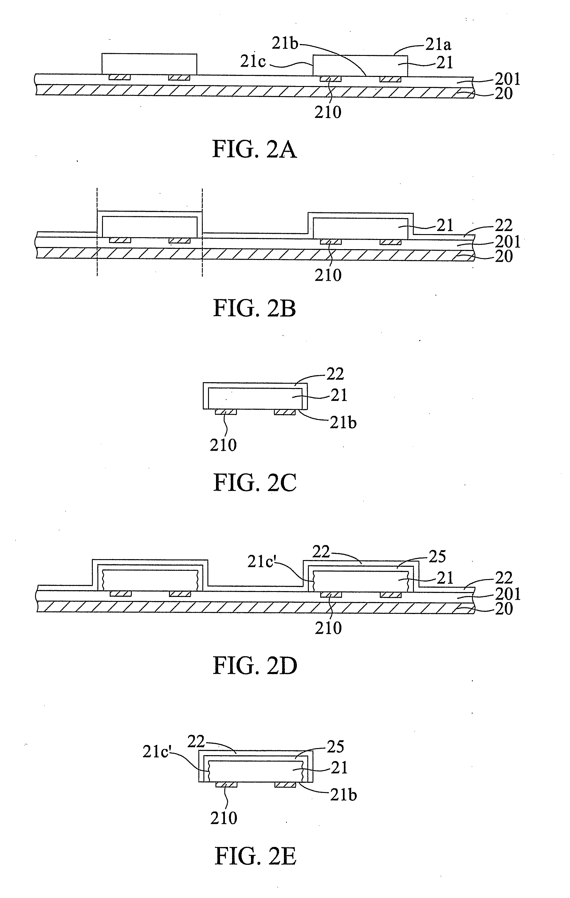 Method of manufacturing light emitting diode package structure