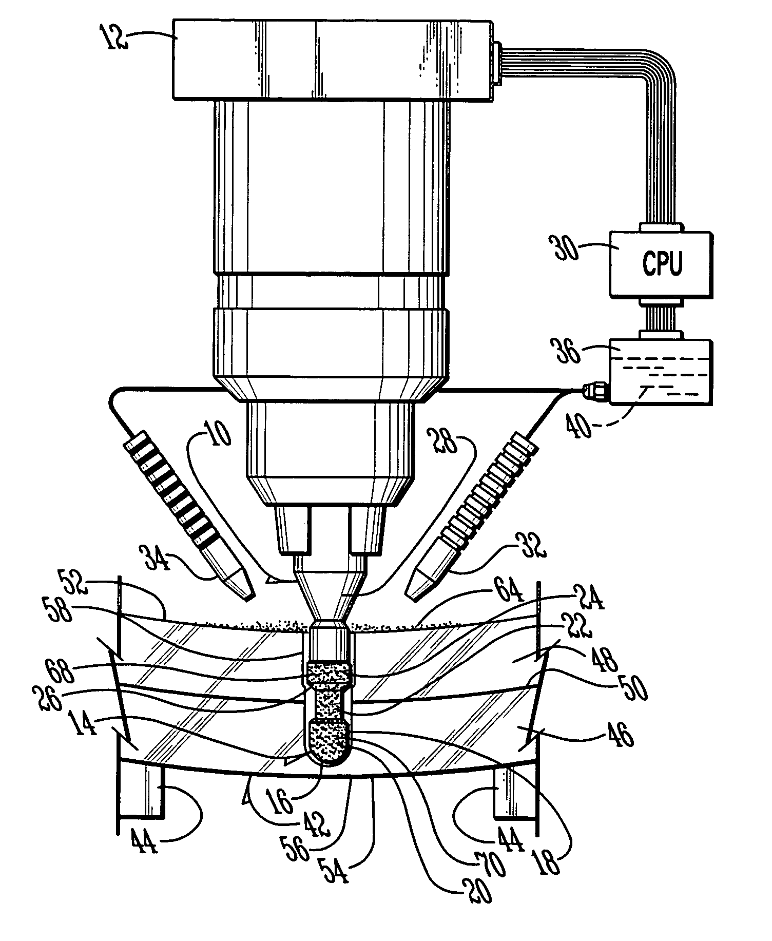 Glass drill bit