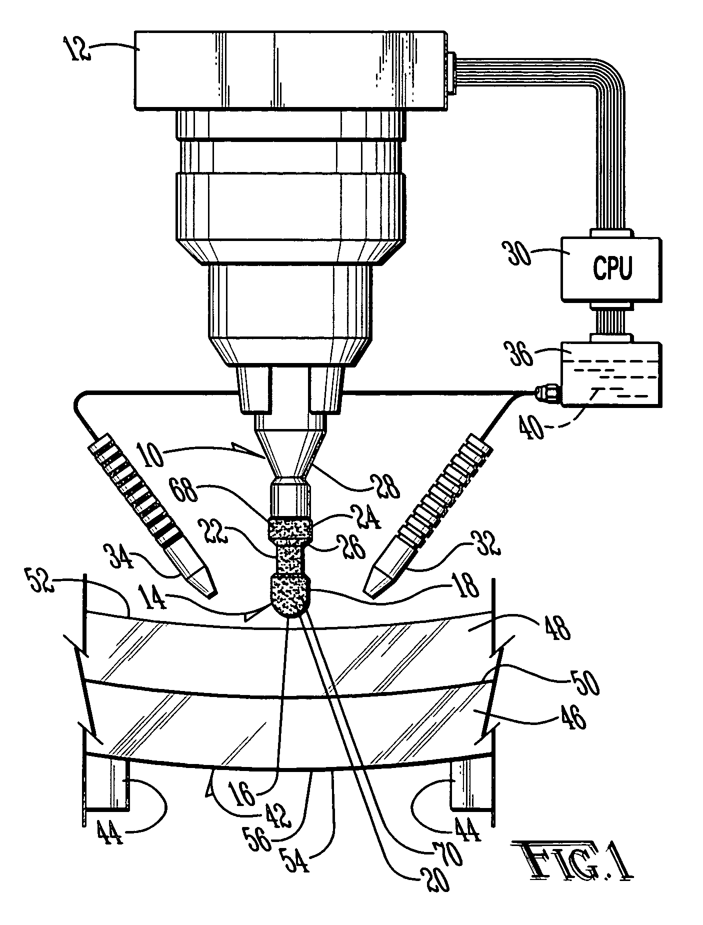 Glass drill bit