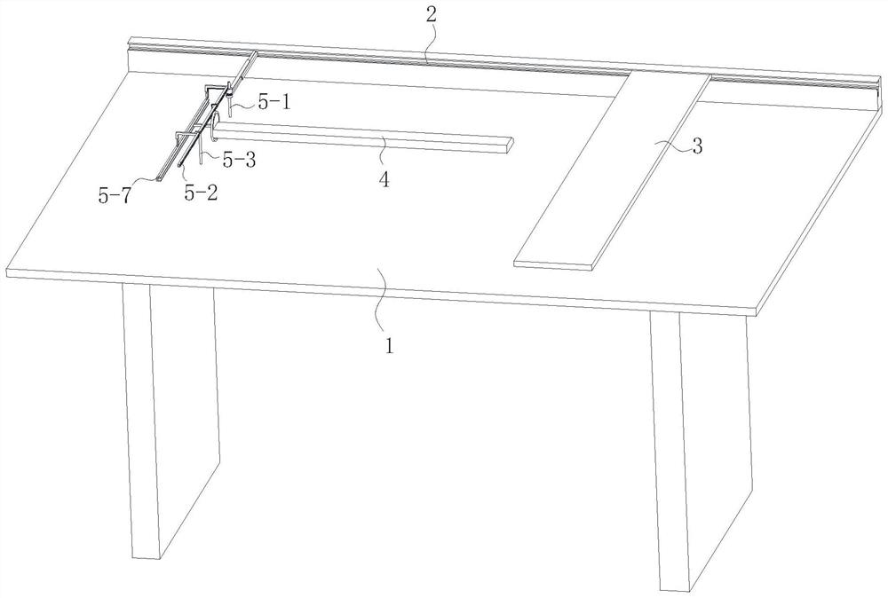 Workbench for drawing house property sketch and use method thereof