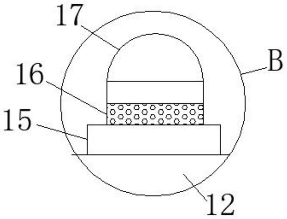 Hotel human resource configuration information display device and using method thereof