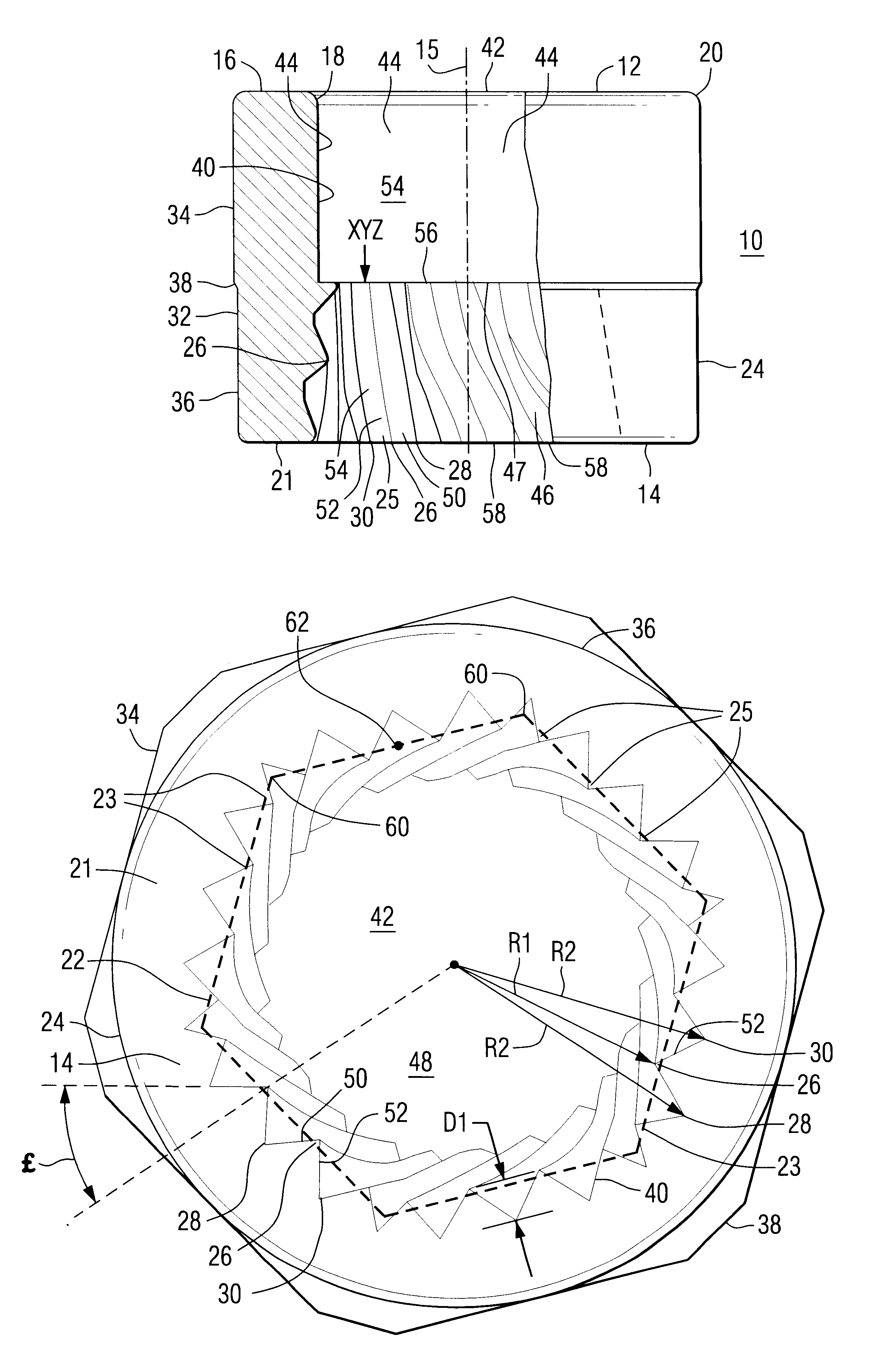 Tool for removing damaged fasteners and method for making such tool