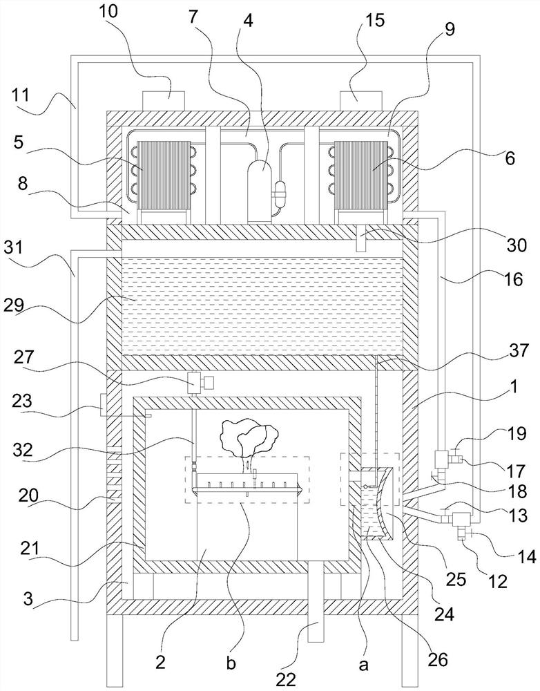 Household flower cultivation system suitable for low-temperature areas