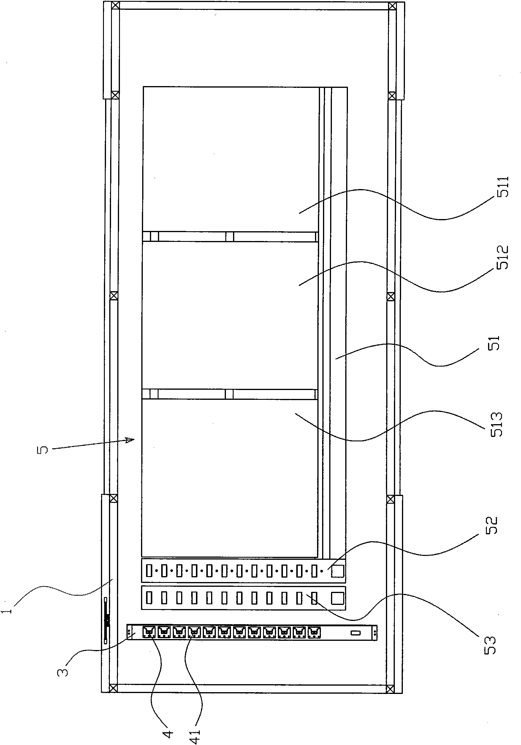 Fixture whole lamp aging detection line and operating mode thereof