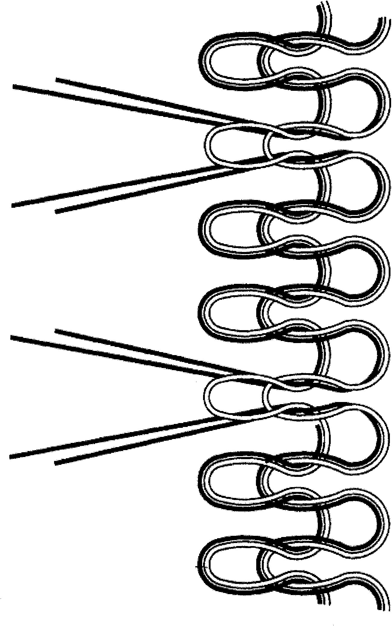 Method for weaving shedding-resistant velvet knitted fabric