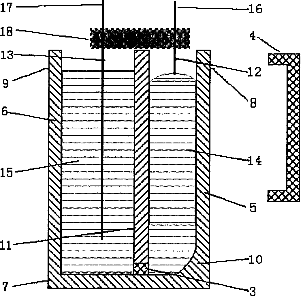 Electric sample introduction composite tube for capillary electrophoresis