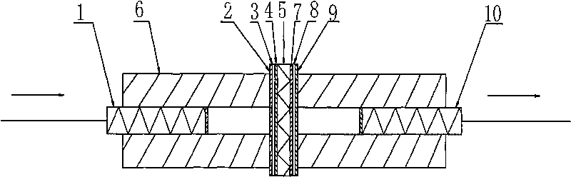 Method for preparing transparent photoelectric ceramic-base tunable wave filter