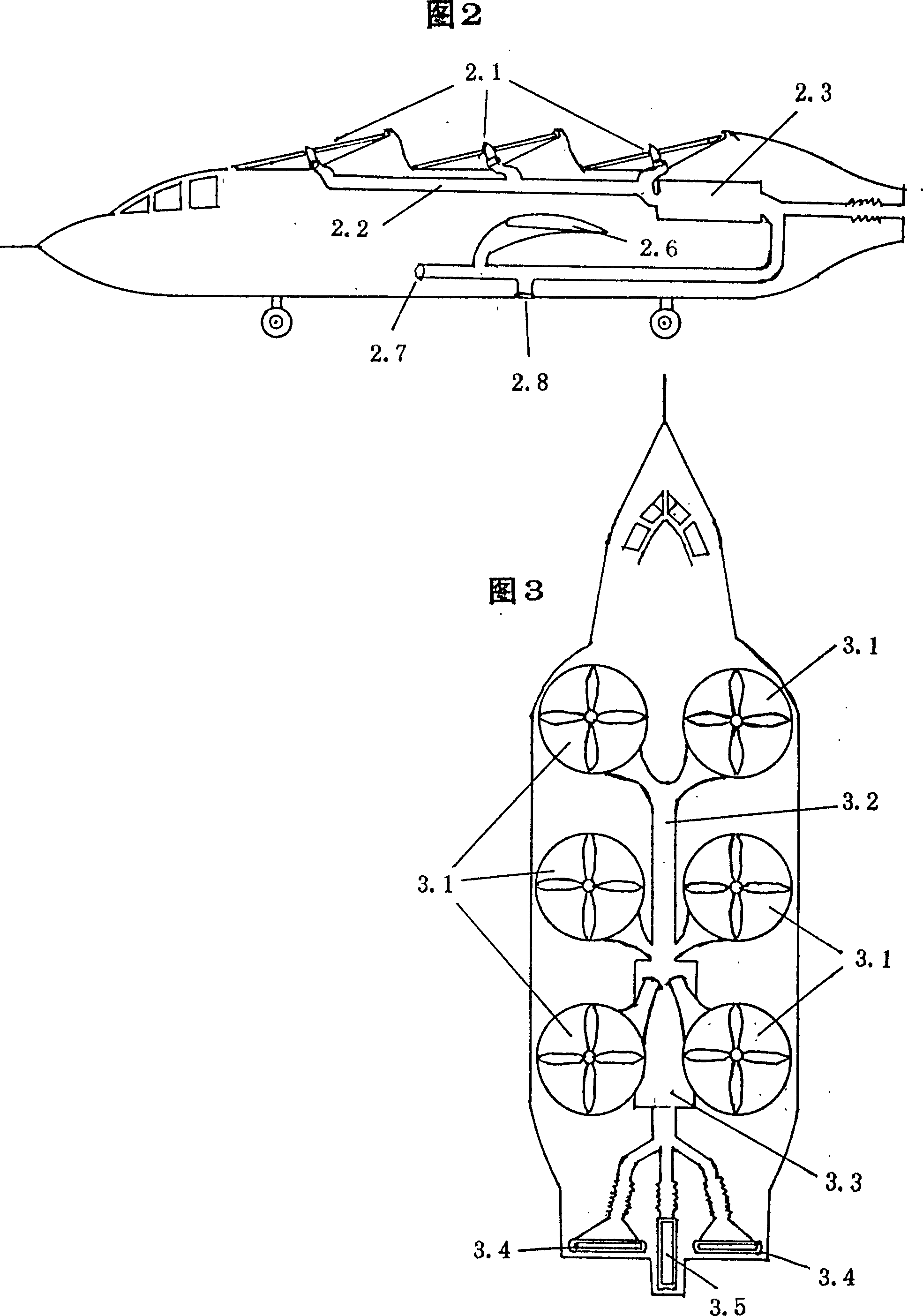 General taking-off and propulsion system