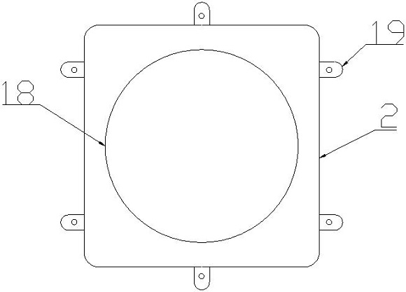 Multi-rotor unmanned aerial vehicle lost-connection falling searching and positioning device