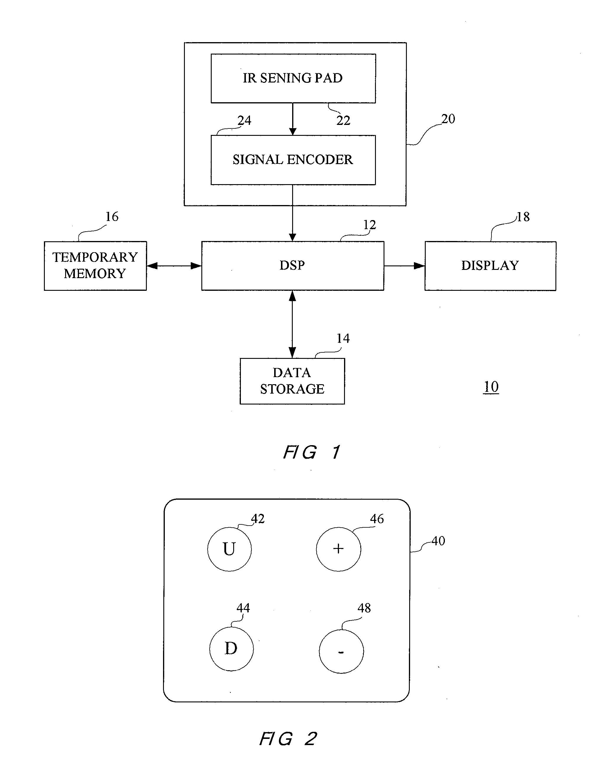 Passive infrared sensing user interface and device using the same