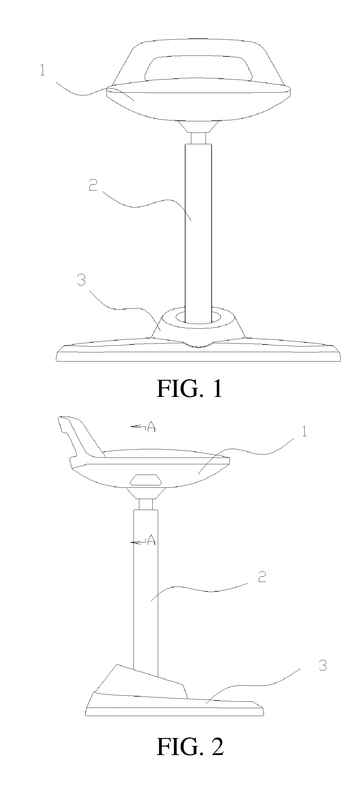 Chair with bi-directional controllable air rod valve