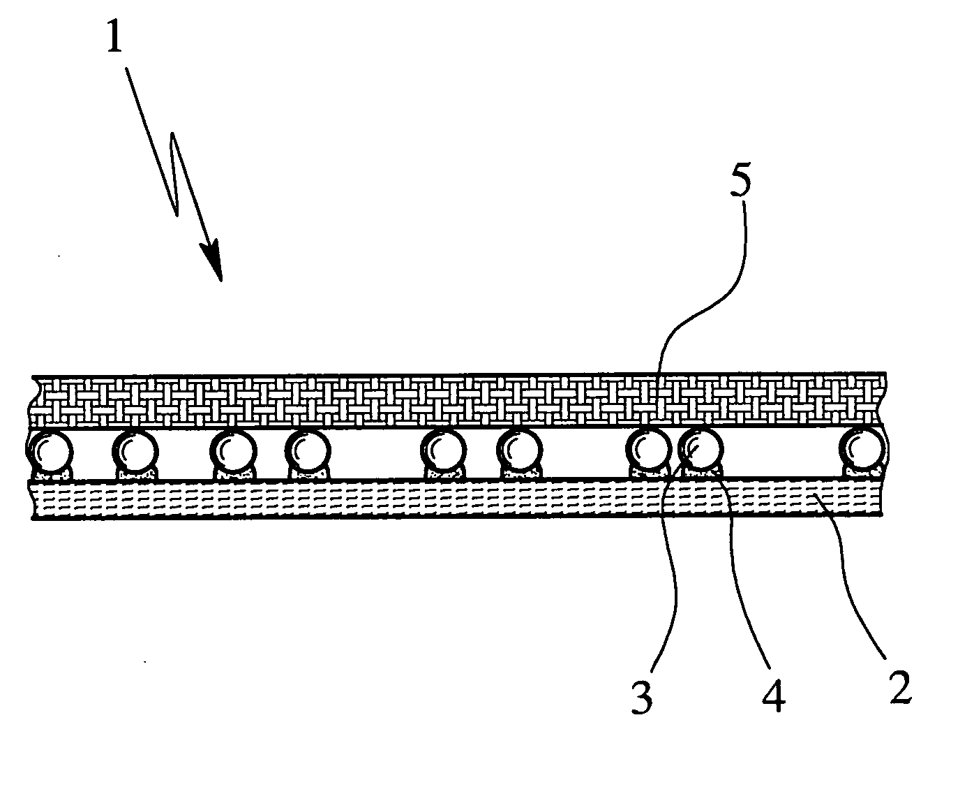Functional textile material provided with microcapsules containing an active ingredient and use thereof