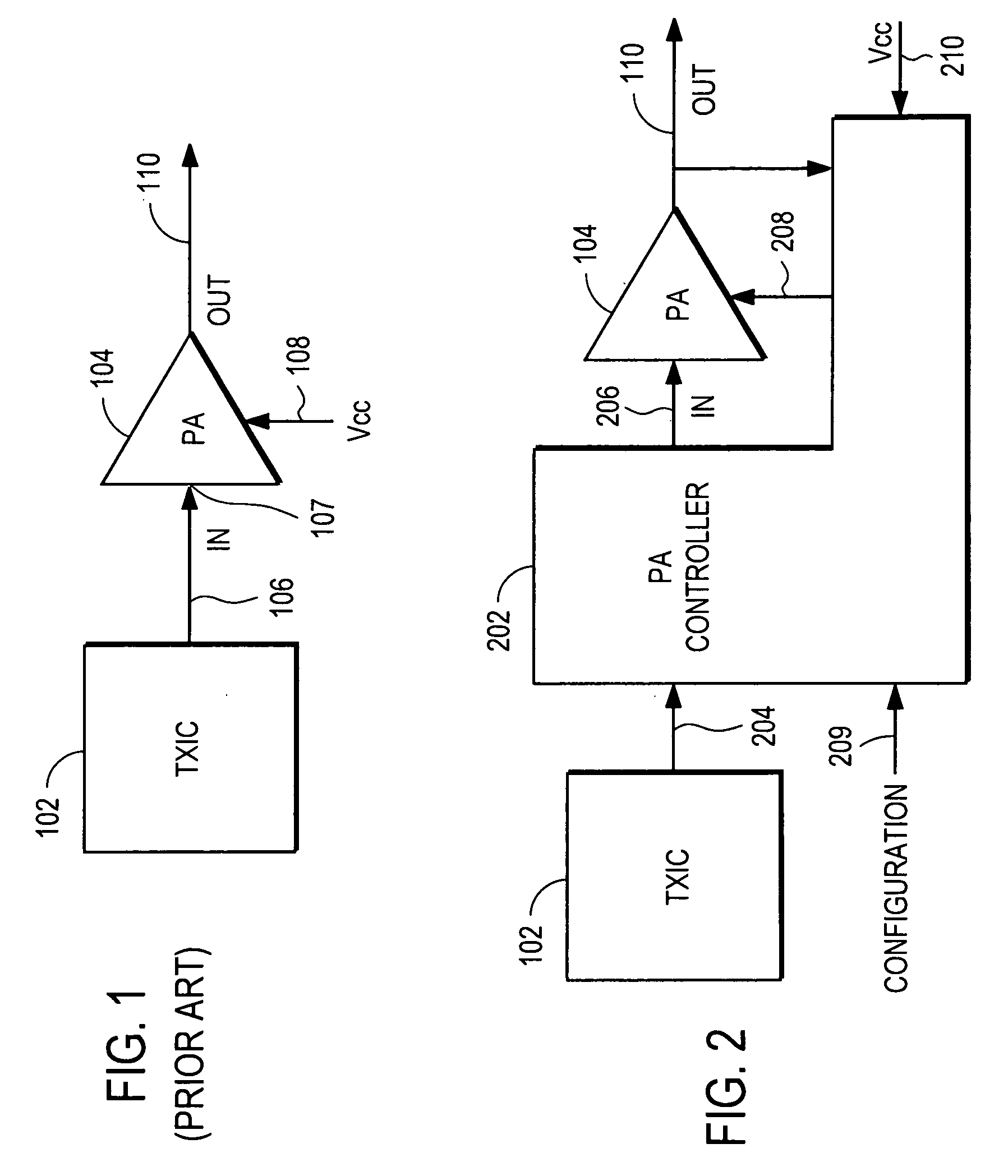 Amplifier compression adjustment circuit
