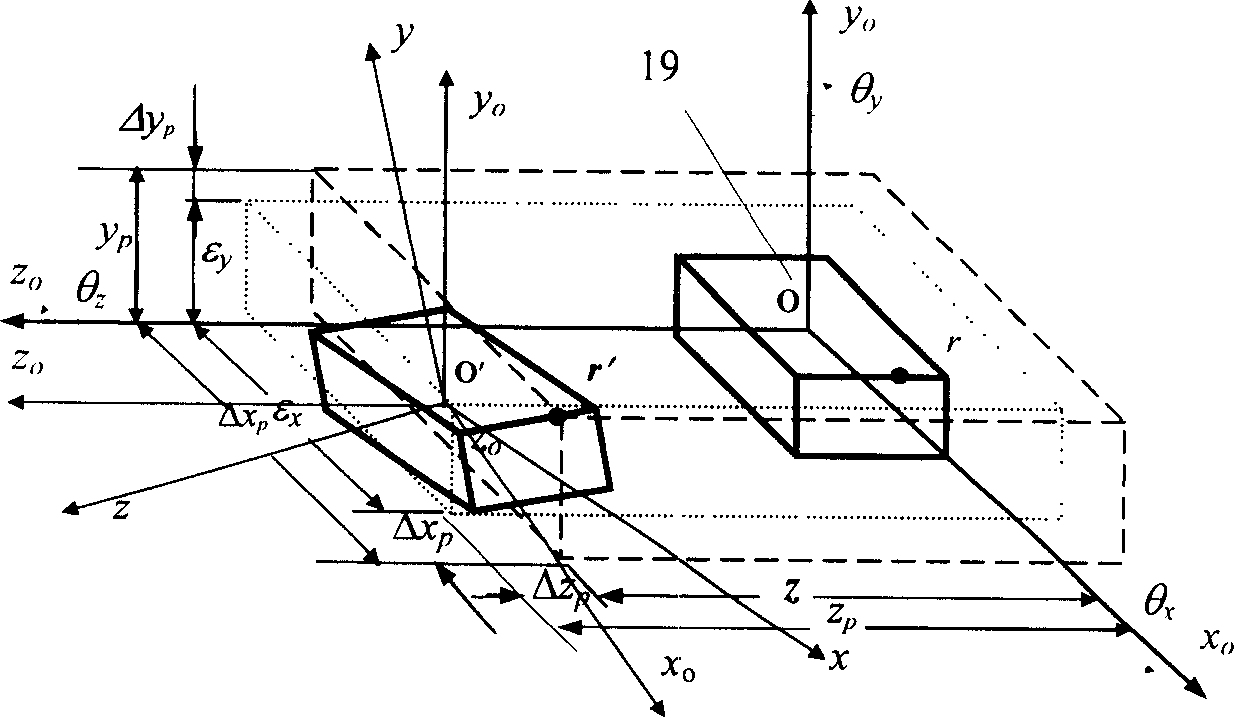 Linear movement reference device of cylindricity instrument with laser penetrance and reflection monitoring compensation