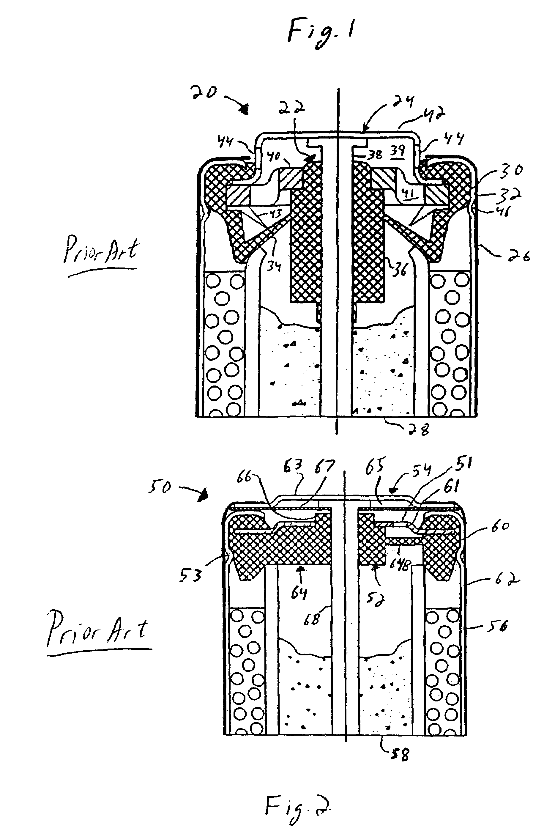 Vent for cylindrical electrochemical batteries