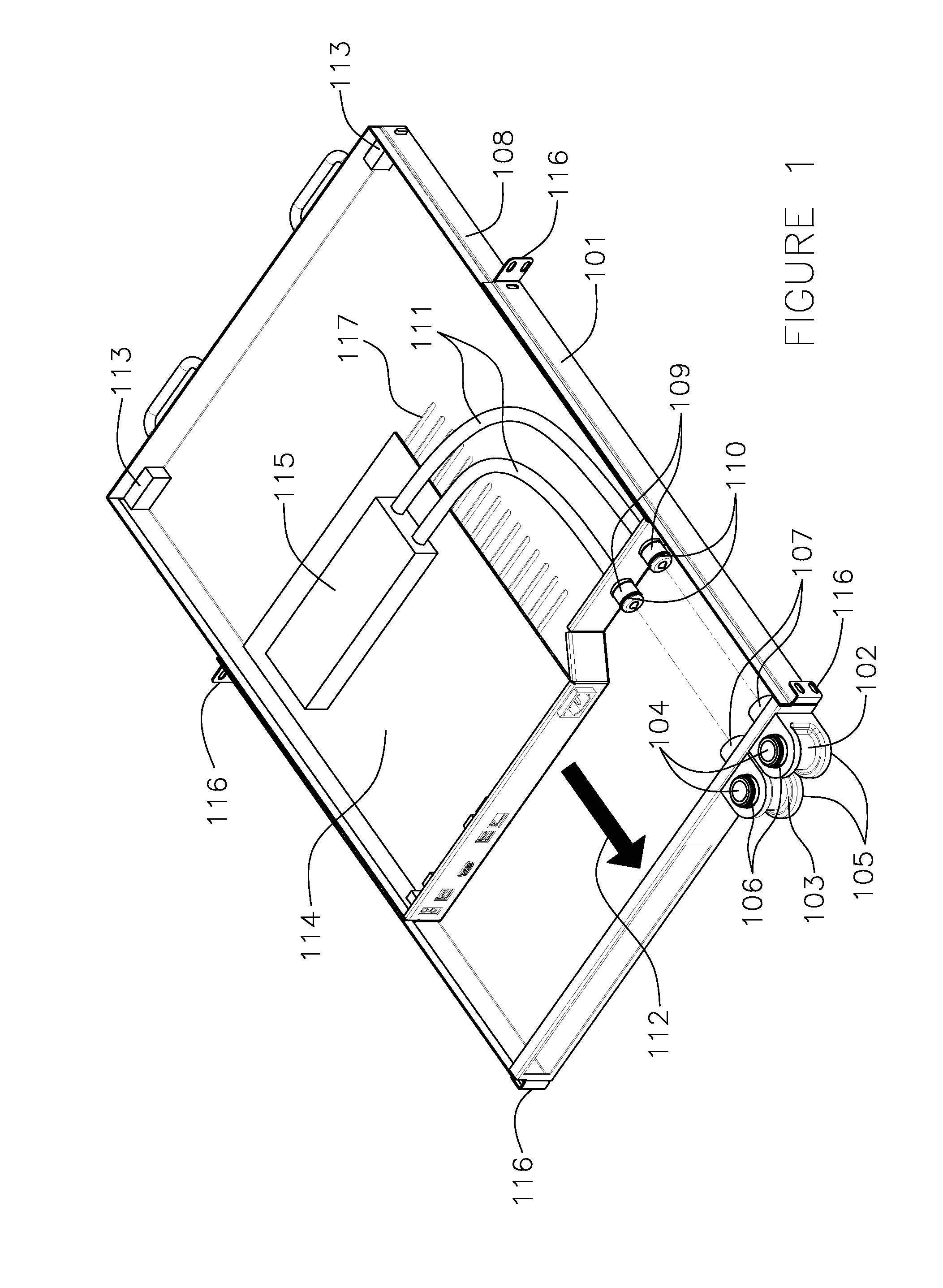 System and method for flowing fluids through electronic chassis modules