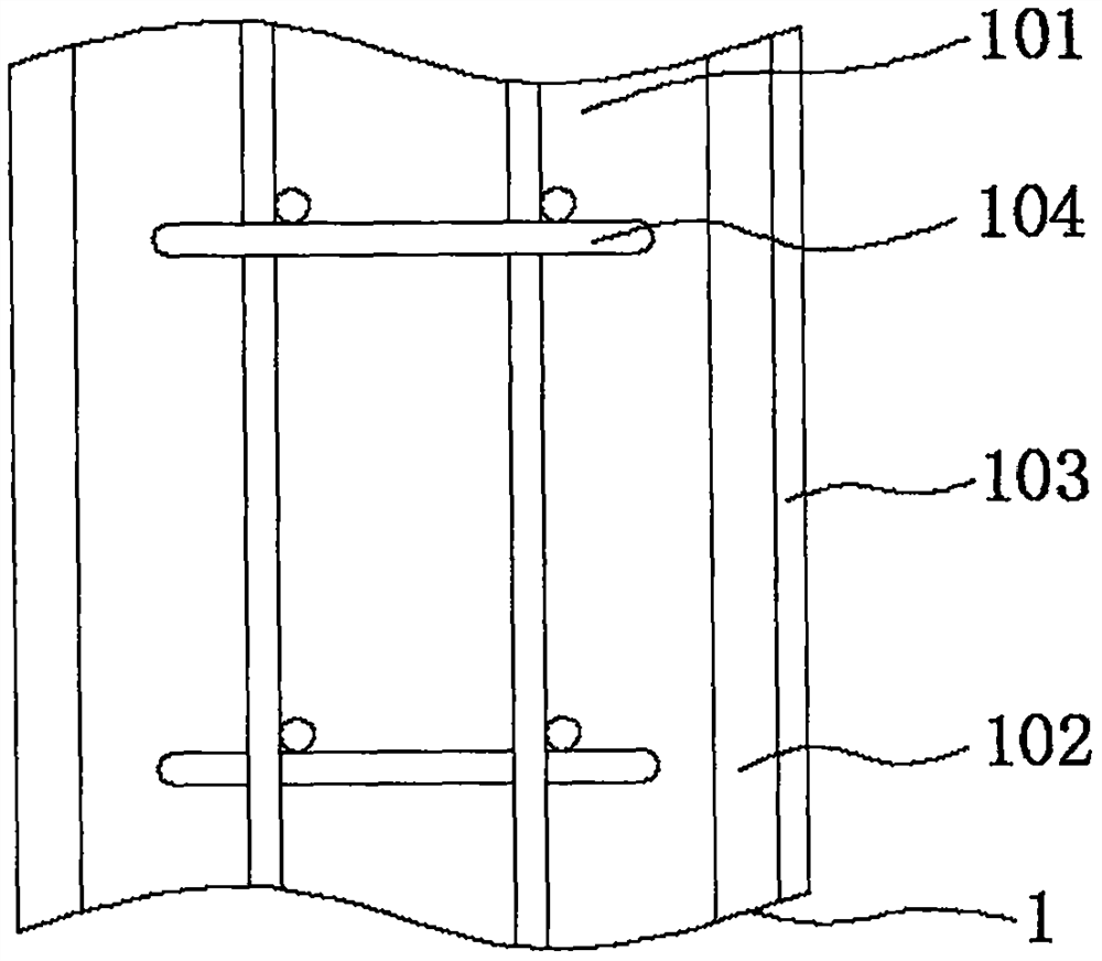 Domestic sewage treatment equipment with recycling and storing structure for water treatment