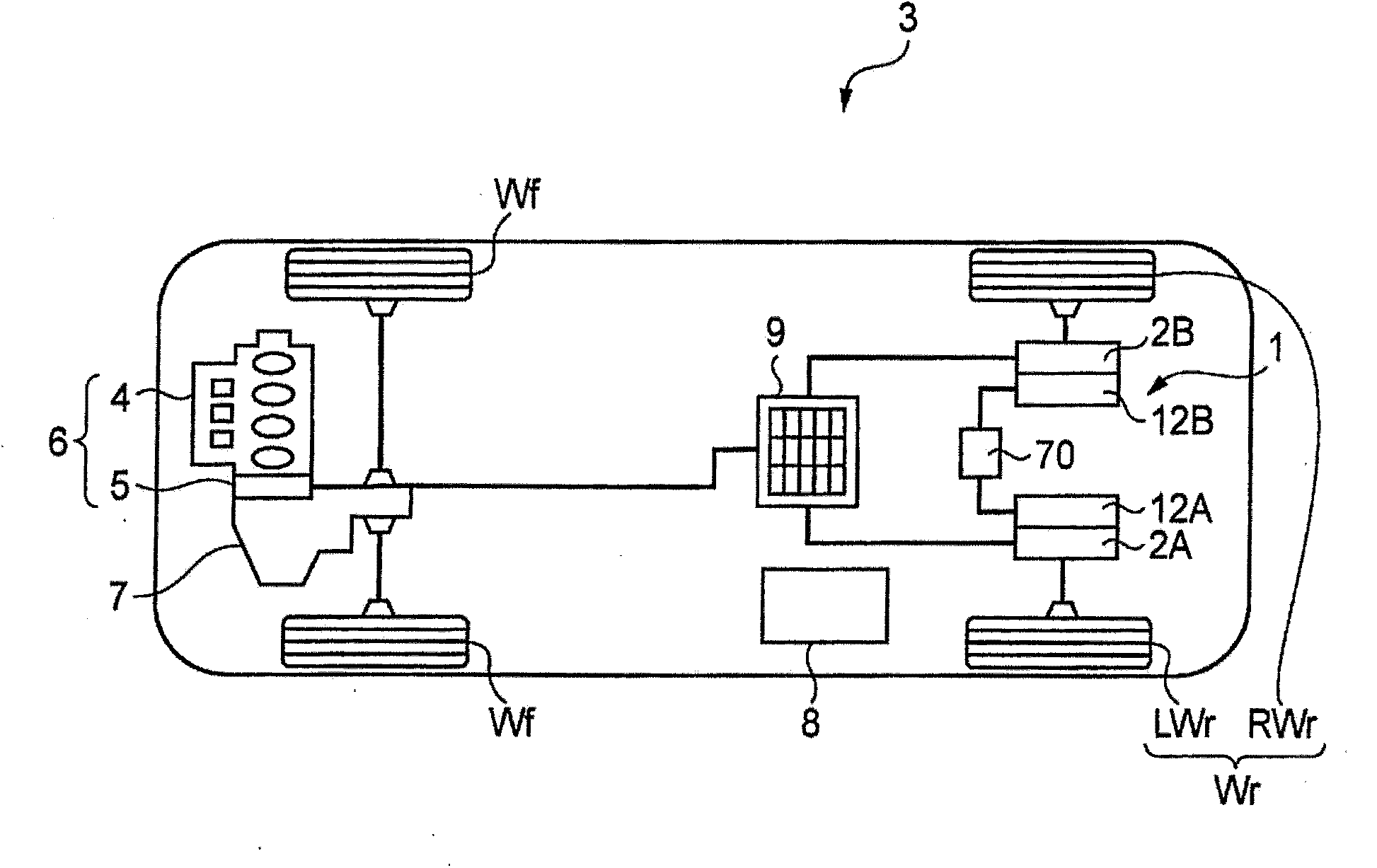 Drive device for vehicle