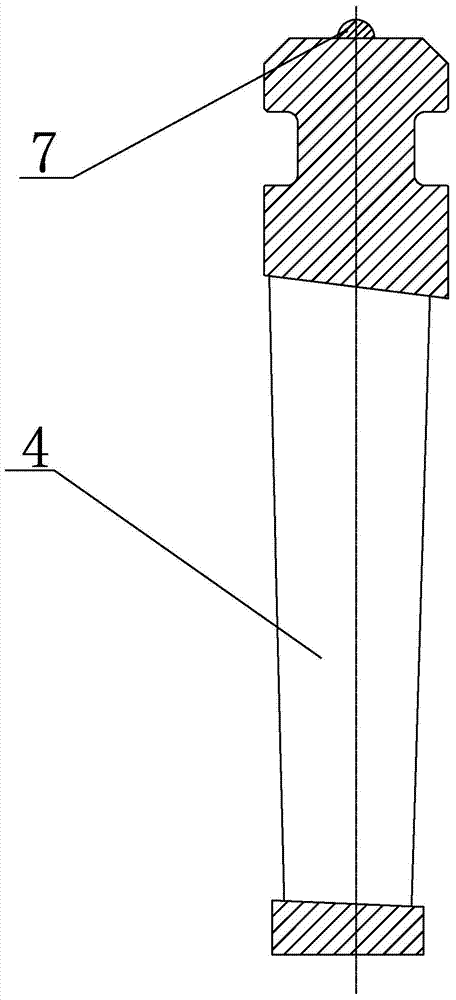 A kind of supercritical steam turbine pre-twisted guide vane assembly method