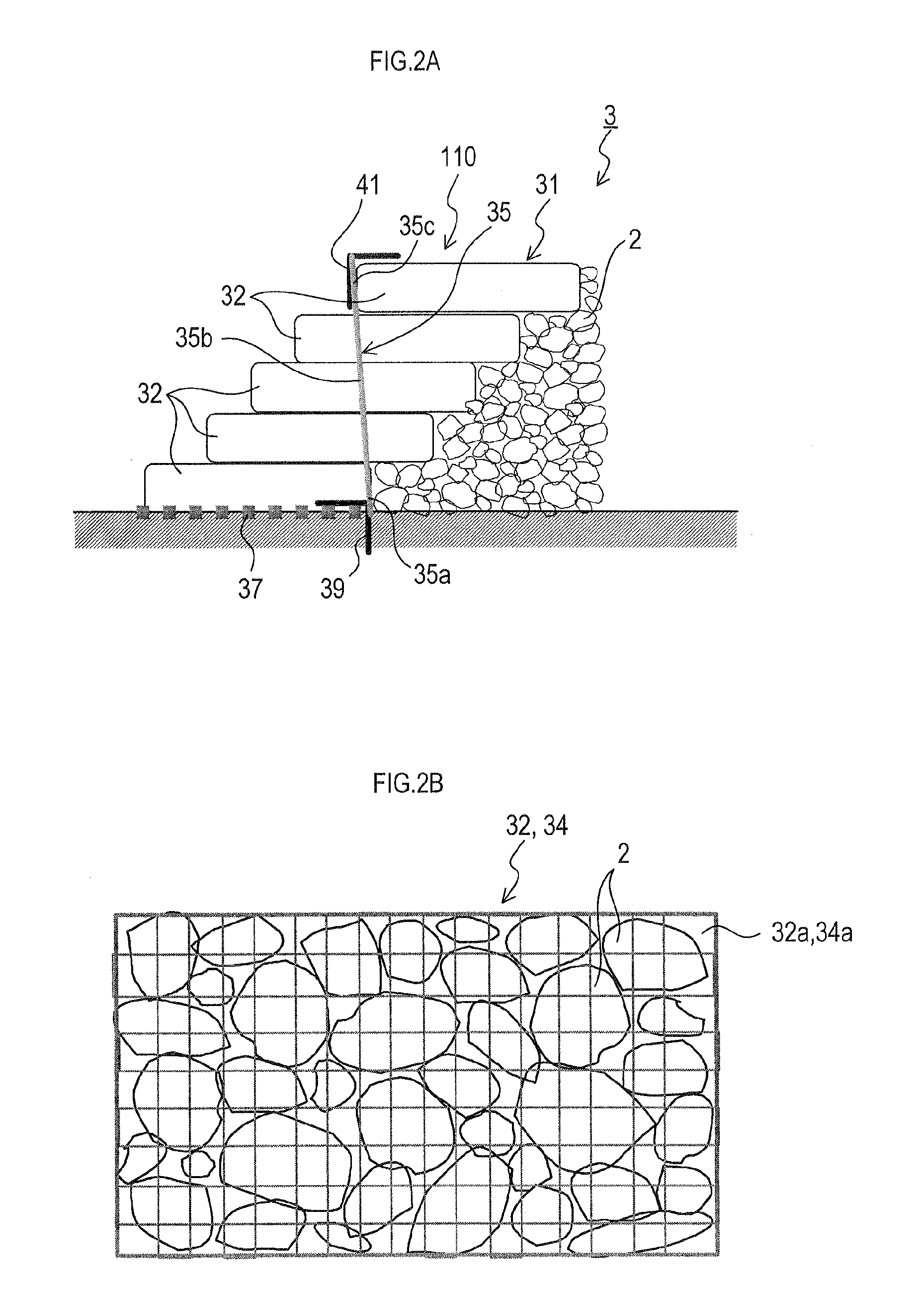 Ballast retaining structure, bedded track