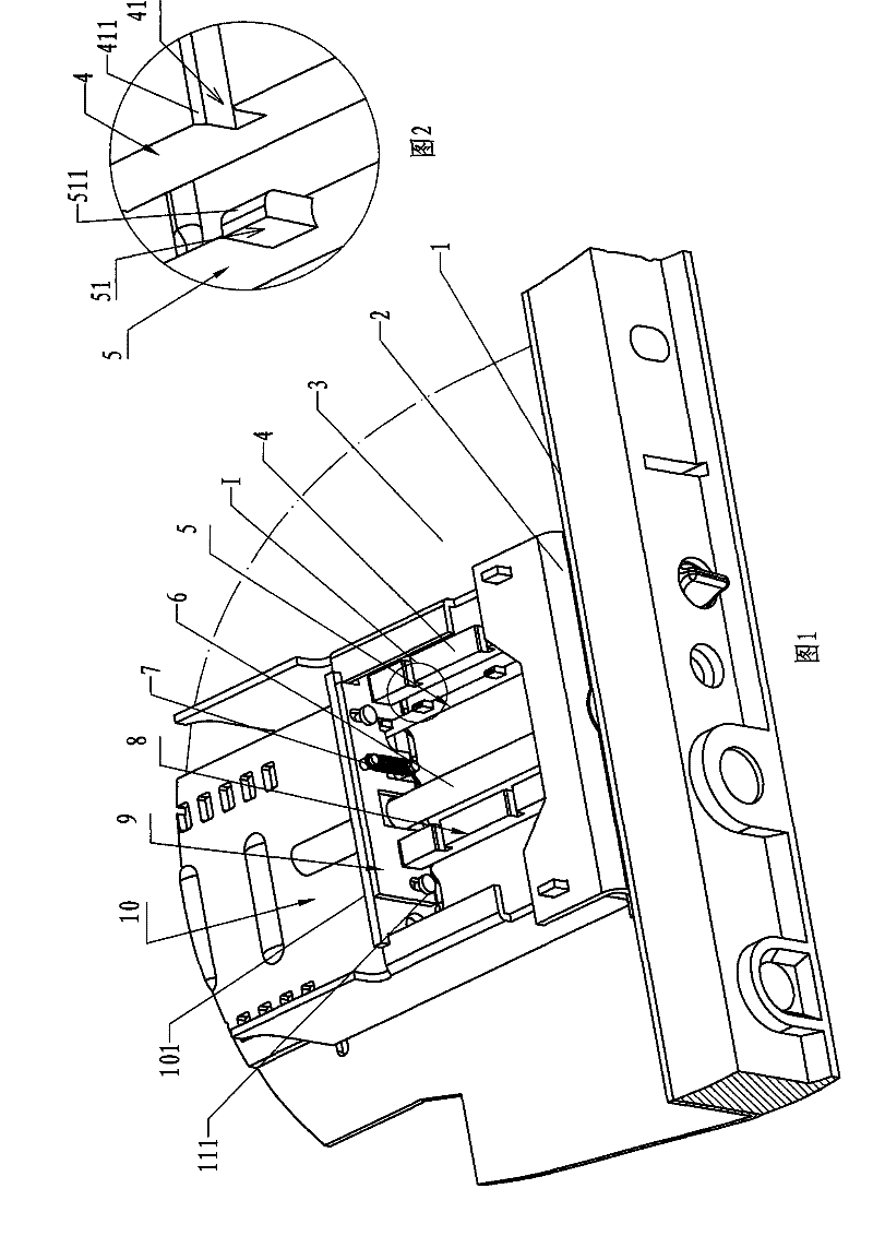 Three-position locking device for withdrawable circuit breaker