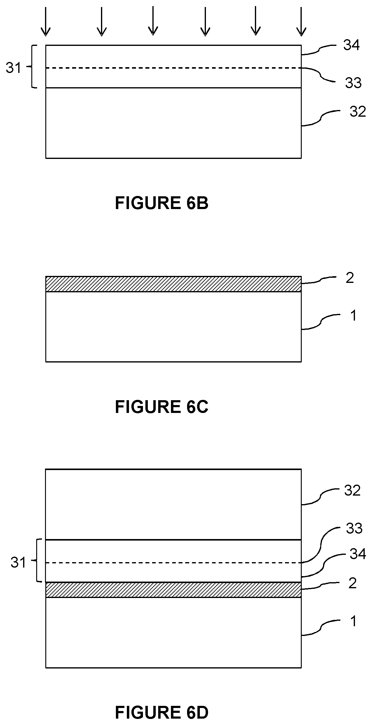Substrate for front side type imager and method of manufacturing such a substrate