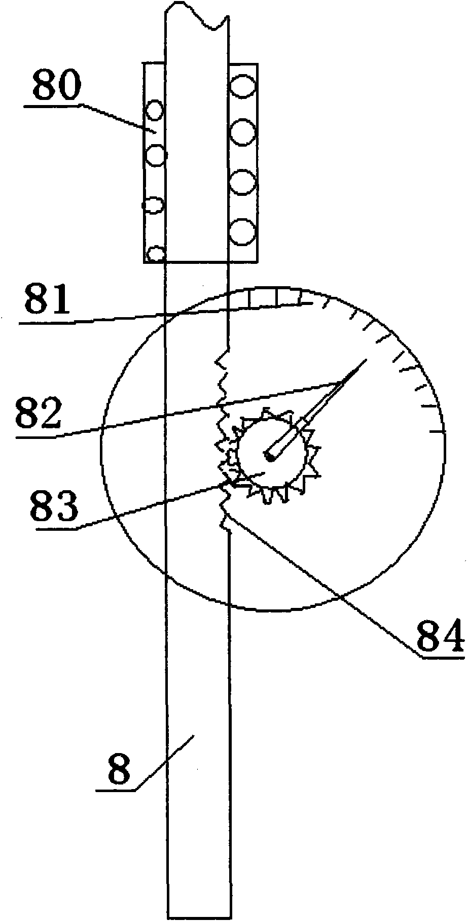 Method and device for calibrating top plate dynamic apparatus