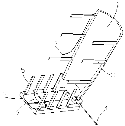 Ankle joint training device for orthopedic patients