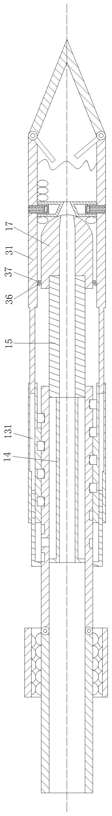 Side slope reinforcement anchor rod for construction engineering