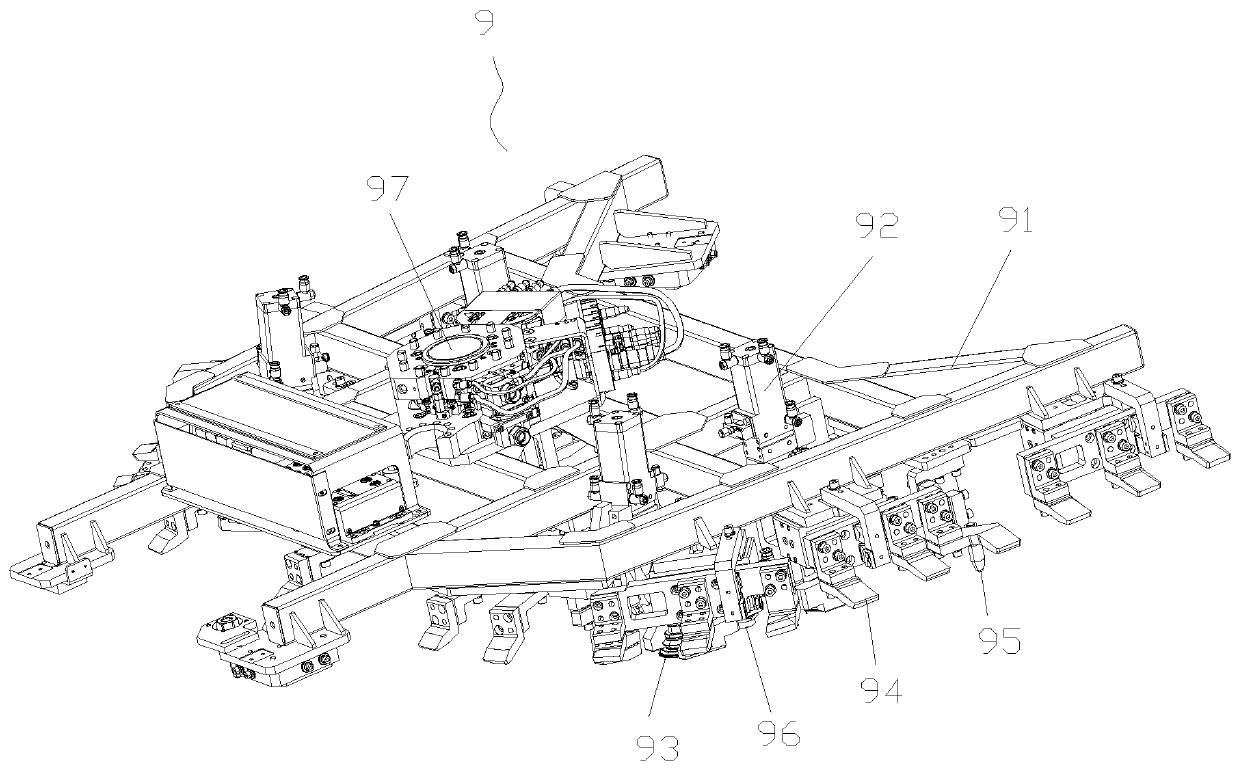 High-speed hemming system based on servo turntable and truss manipulator