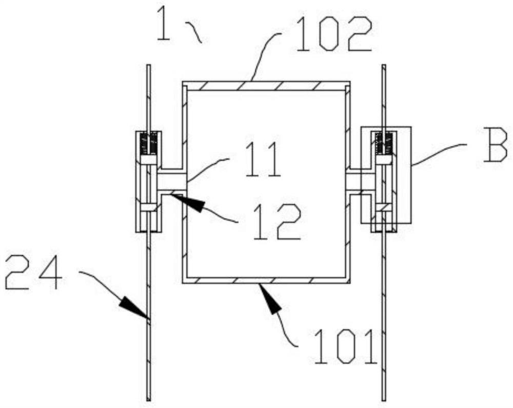 Sampling device for liquid food detection