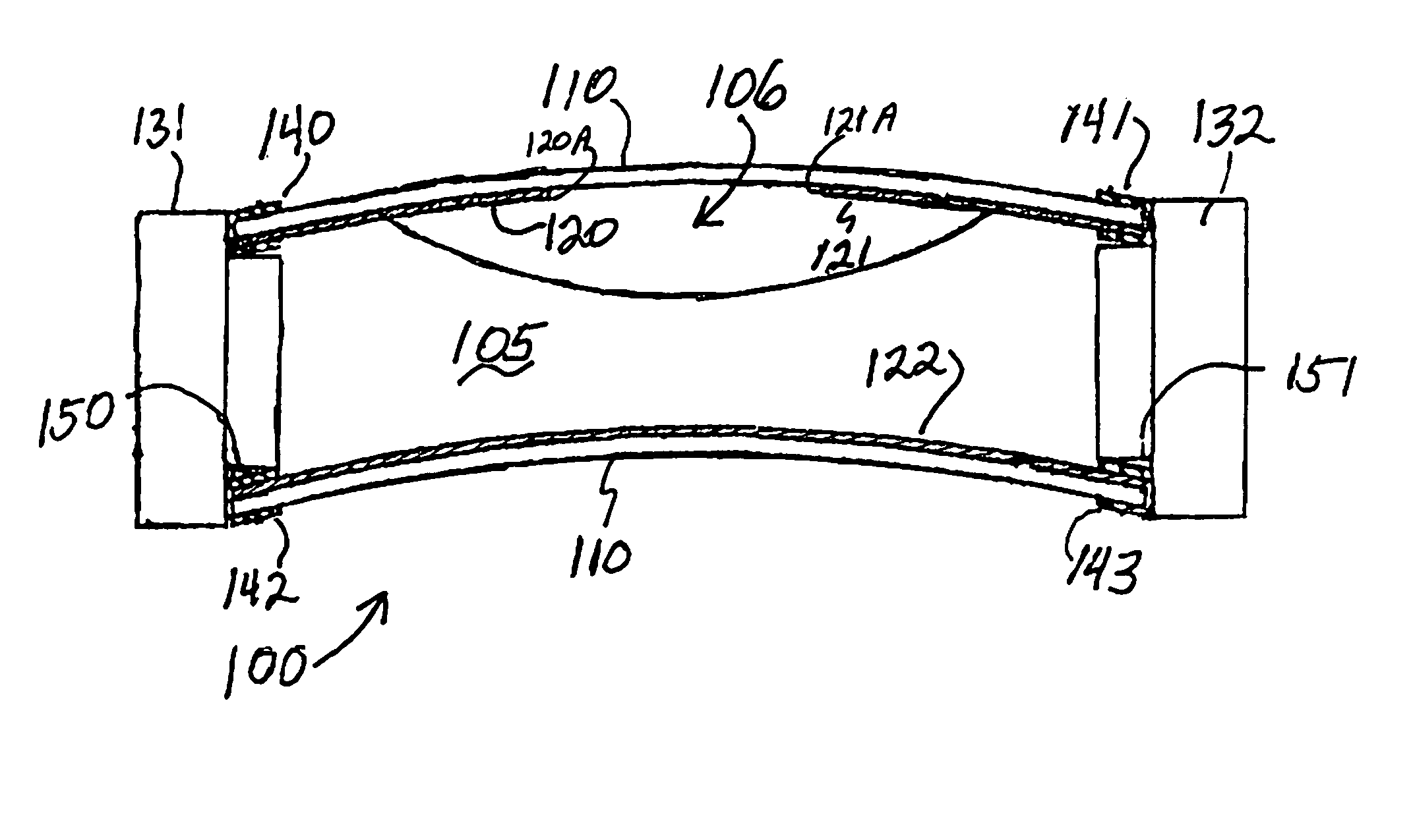 Integral electrode tilt sensor and method for making same