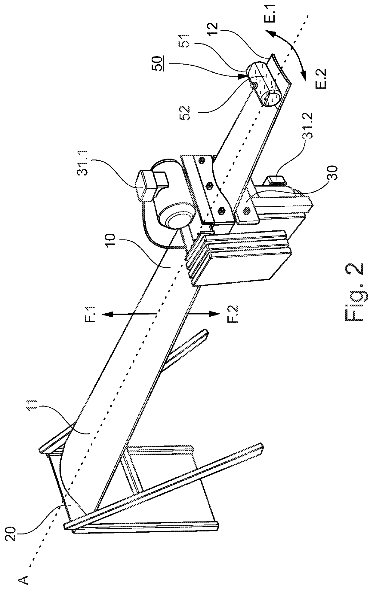 System, testing assembly and method for fatigue testing a wind turbine blade