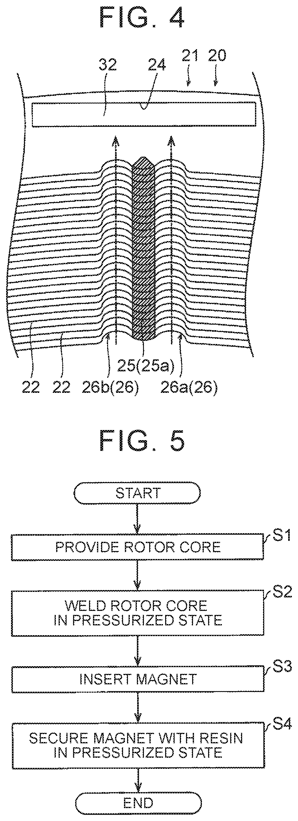 Rotary electric machine member manufacturing method