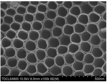 Preparation method of independent titanium dioxide nanotube array film