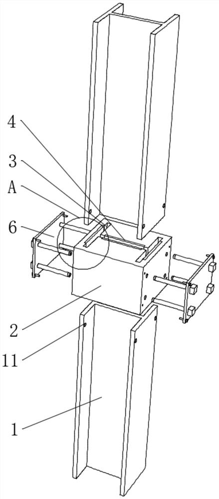 An adaptive steel structure connection joint and its connection method