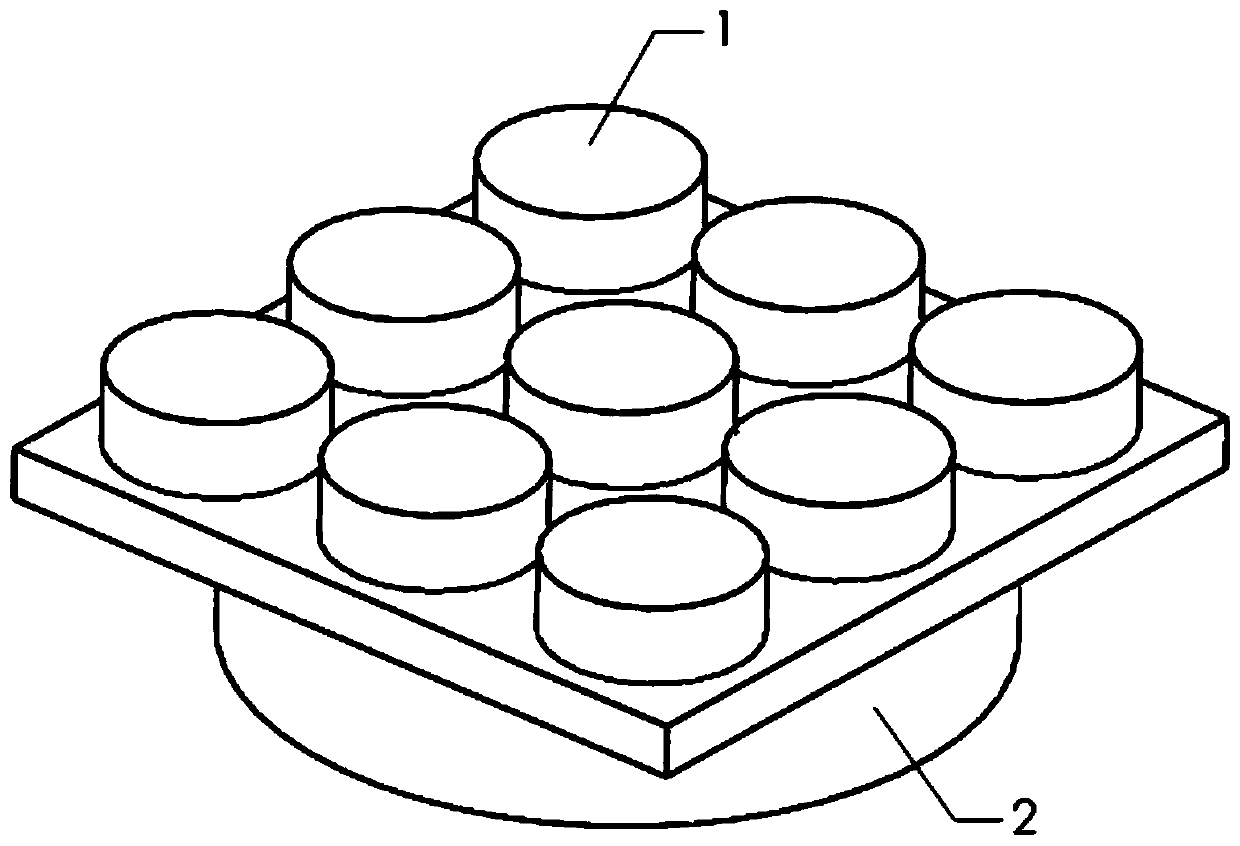 Magneto-rheological plastomer controllable sticking device and preparation method thereof