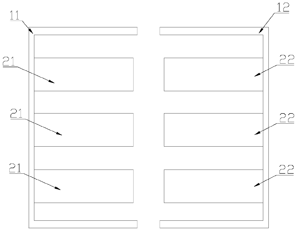 5G integrated three-phase transformer structure