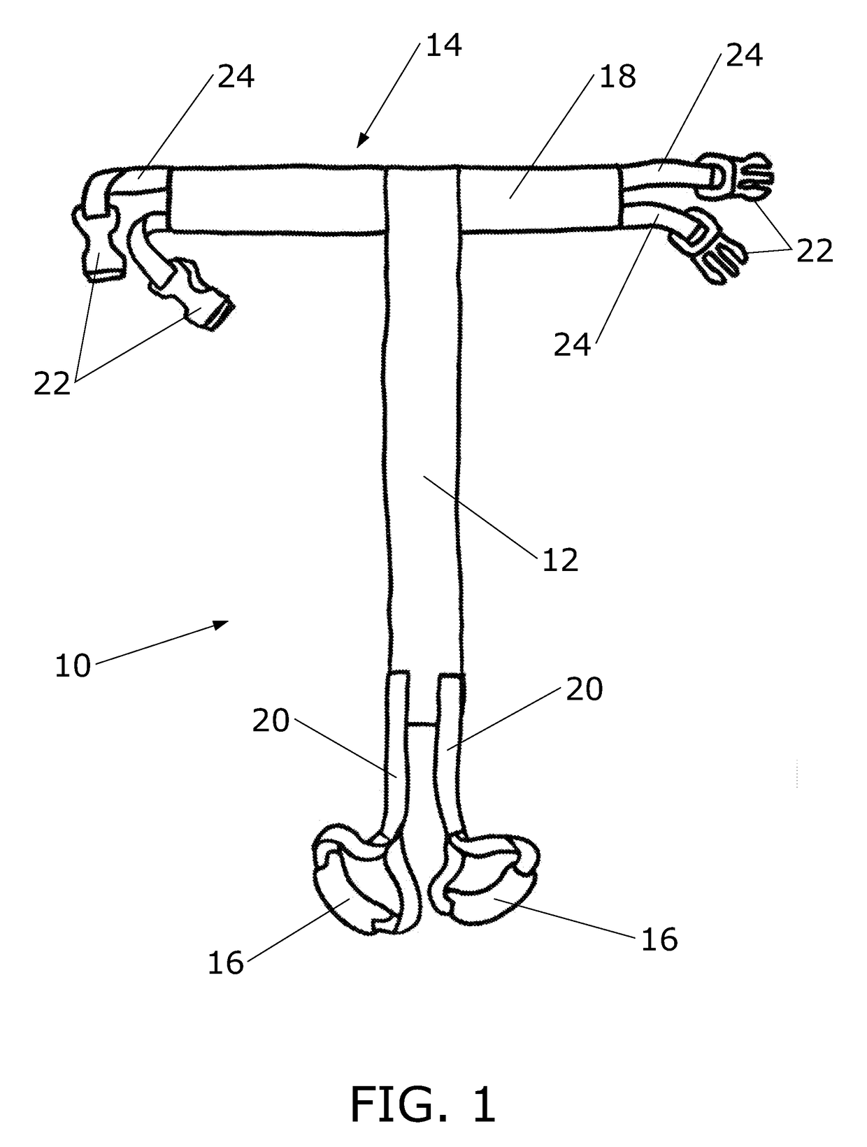 Device and method for passive flexibility training