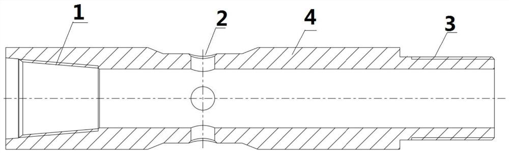 Storage type well logging blowout prevention connector