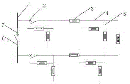 Segmented annular distribution network