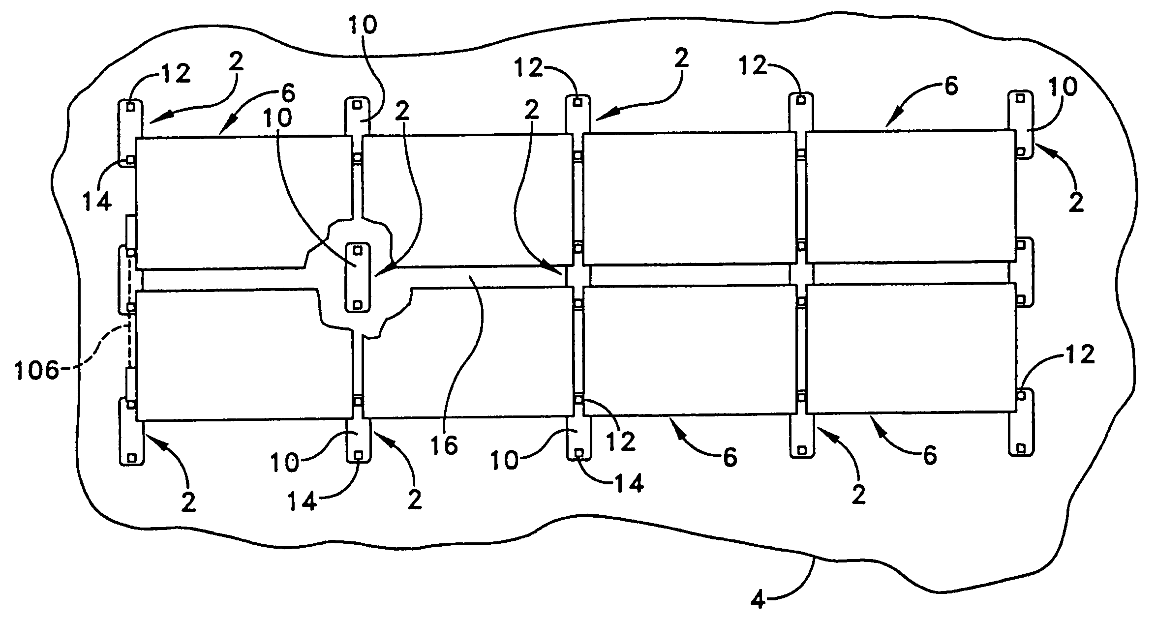 Apparatus for mounting photovoltaic power generating systems on buildings