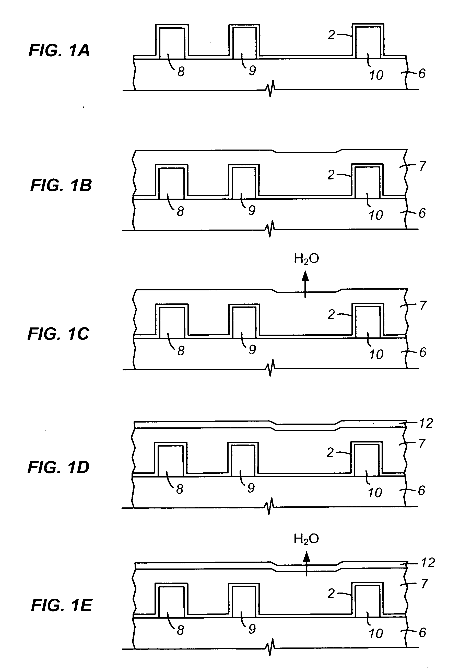 Method for forming an ultra low dielectric film by forming an organosilicon matrix and large porogens as a template for increased porosity