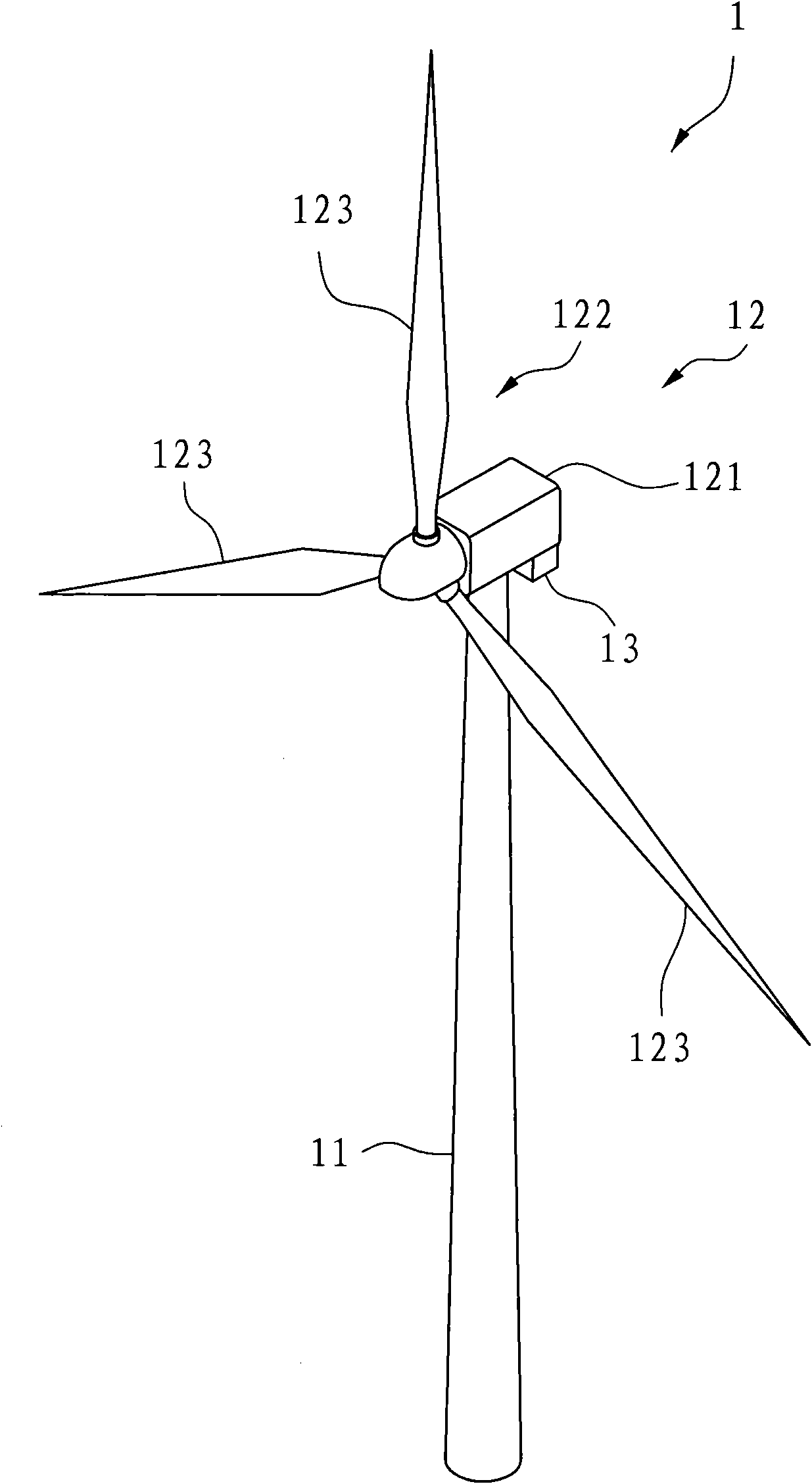 Power generation device capable of collecting wind in many directions