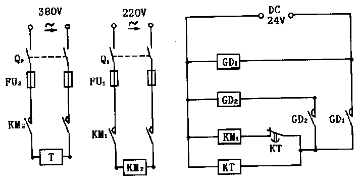 Flexible fixed length automatic disconnecting device for sheet material
