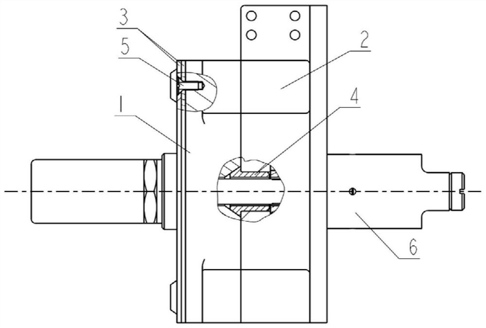 Impact-reducing separation structure suitable for ignition actuating device