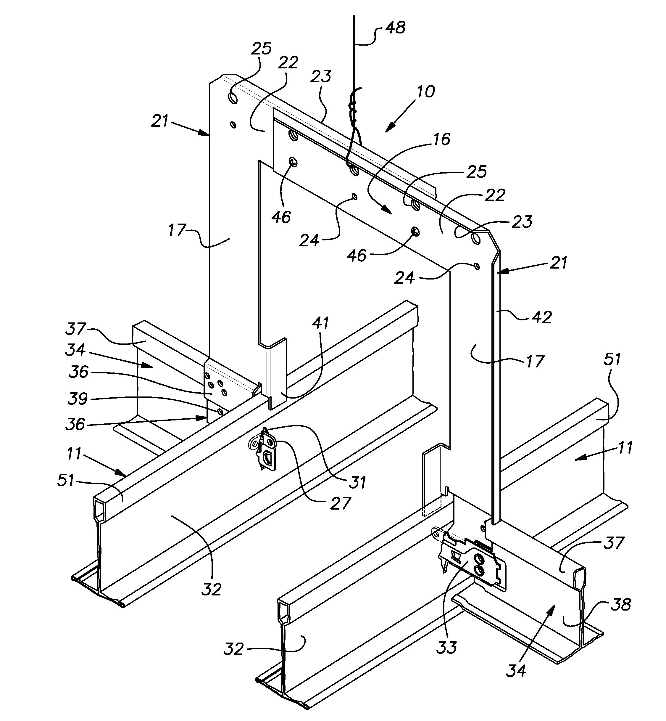 Two-piece modular yoke