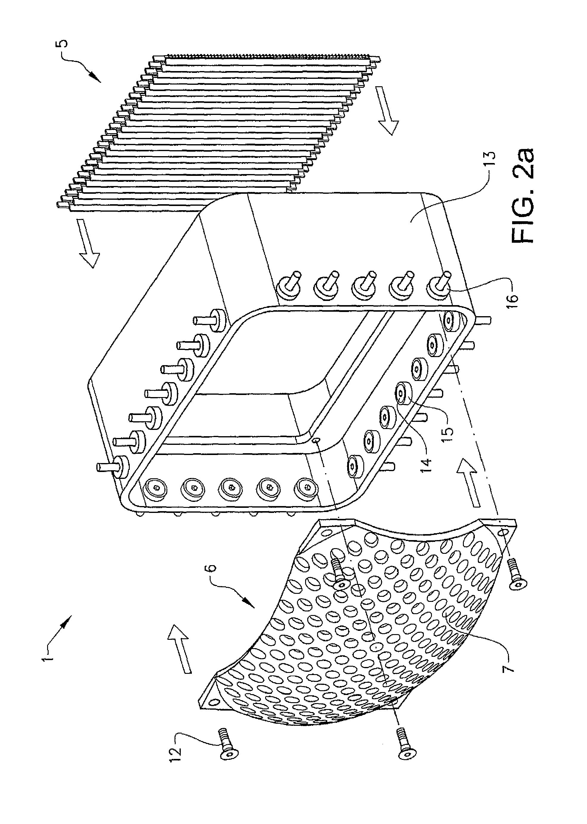 Air heater for an air inlet of an electric system